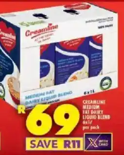 Shoprite Creamline medium fat dairy liquid blend offer