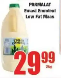 Boxer PARMALAT Emasi Emndeni Low Fat Maas offer