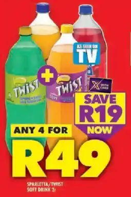 Shoprite Sparletta/ twist soft drink offer