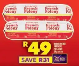 Shoprite Ritebrand french polony offer