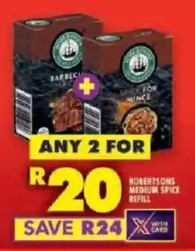 Shoprite Robertsons medium spice refill offer