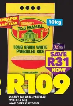 Shoprite Osman's taj mahal parboiled white rice offer