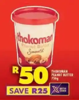 Shoprite Thokoman peanut butter offer