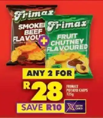 Shoprite Frimax potato chips offer