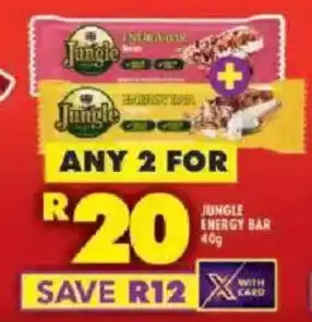 Shoprite Jungle energy bar offer