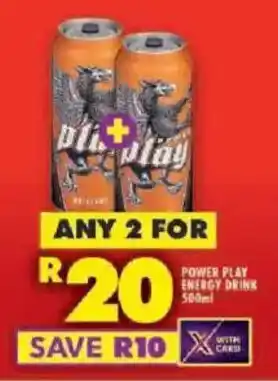 Shoprite Power play energy drink offer