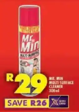 Shoprite Mr. min multi surface cleaner offer