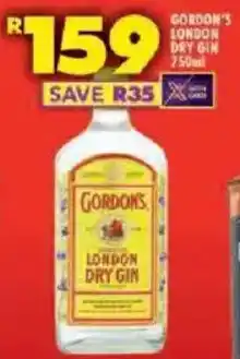 Shoprite Gordon's london dry gin offer