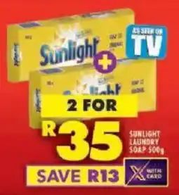 Shoprite Sunlight laundry soap offer