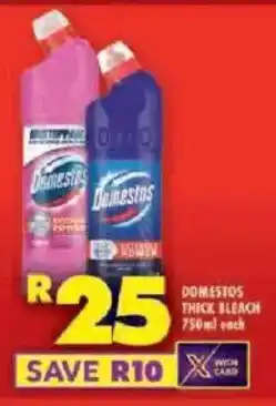 Shoprite Domestos thick bleach offer