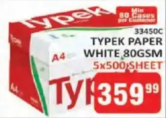 KitKat Cash and Carry Typek paper white 80gsm offer