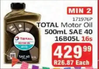 KitKat Cash and Carry TOTAL Motor Oil SAE 40 offer