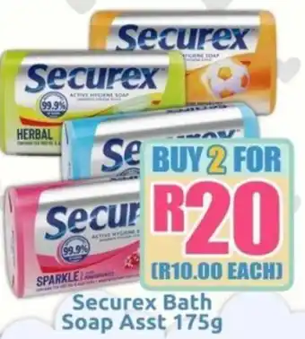 Three Star Cash and Carry Securex Bath Soap Asst offer
