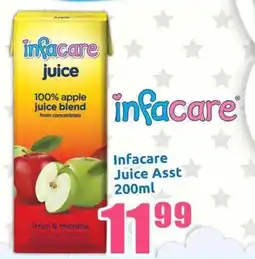 Three Star Cash and Carry Infacare Juice Asst offer