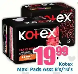 Three Star Cash and Carry Kotex Maxi Pads Asst offer