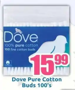 Three Star Cash and Carry Dove Pure Cotton Buds offer