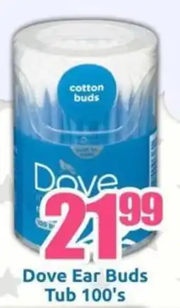 Three Star Cash and Carry Dove Ear Buds Tub offer