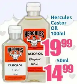 Three Star Cash and Carry Hercules Castor Oil offer
