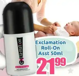 Three Star Cash and Carry Exclamation Roll-On Asst offer
