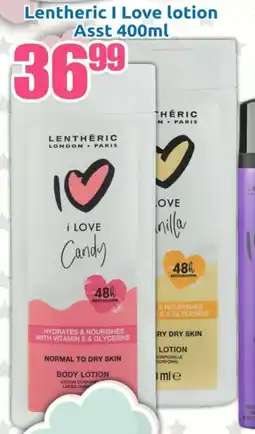 Three Star Cash and Carry Lentheric I Love lotion Asst offer