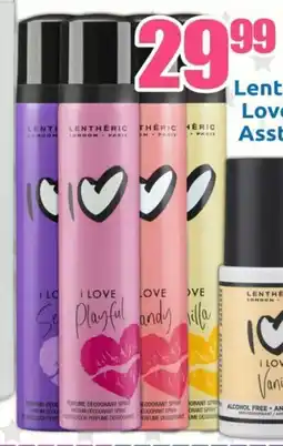 Three Star Cash and Carry Lentheric I Love Deo Asst offer