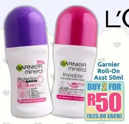 Three Star Cash and Carry Garnier Roll-On Asst offer