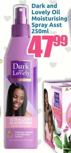 Three Star Cash and Carry Dark and Lovely Oil Moisturising Spray Asst offer