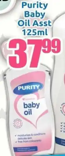 Three Star Cash and Carry Purity Baby Oil Asst offer