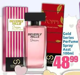 Three Star Cash and Carry Gold Series Perfume Spray Asst offer