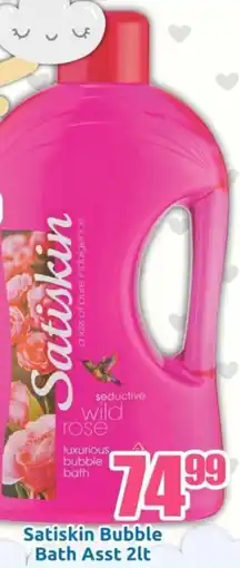 Three Star Cash and Carry Satiskin Bubble Bath Asst offer