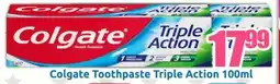 Three Star Cash and Carry Colgate Toothpaste Triple Action offer