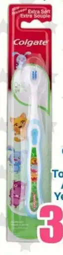 Three Star Cash and Carry Colgate Kids Toothbrush Asst 0-2 Years offer