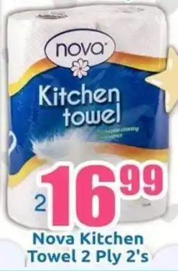 Three Star Cash and Carry Nova Kitchen Towel 2 Ply offer