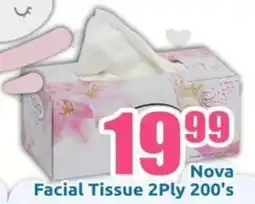 Three Star Cash and Carry Nova Facial Tissue 2Ply offer