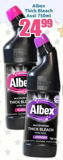 Three Star Cash and Carry Albex Thick Bleach Asst offer