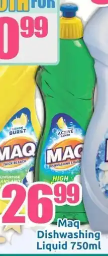 Three Star Cash and Carry Maq Dishwashing Liquid offer