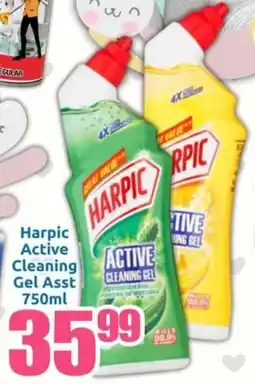 Three Star Cash and Carry Harpic Active Cleaning Gel Asst offer