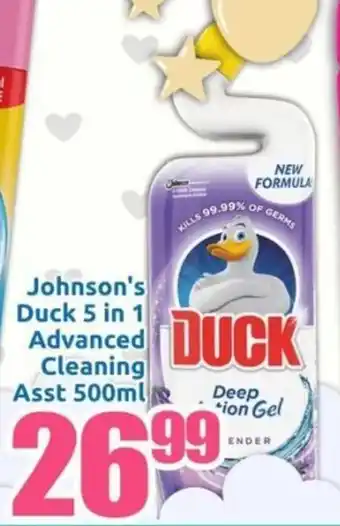 Three Star Cash and Carry Johnson's Duck 5 in 1 Advanced Cleaning Asst offer