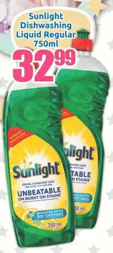Three Star Cash and Carry Sunlight Dishwashing Liquid Regular offer