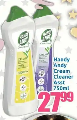 Three Star Cash and Carry Handy Andy Cream Cleaner Asst offer