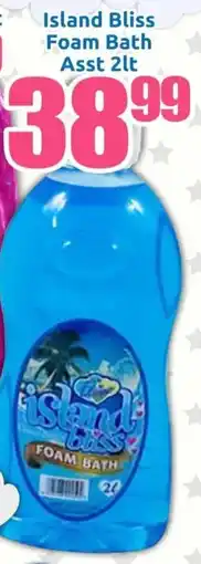 Three Star Cash and Carry Island Bliss Foam Bath Asst offer