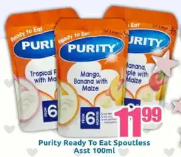 Three Star Cash and Carry Purity Ready To Eat Spoutless Asst offer