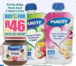 Three Star Cash and Carry Purity Baby Food Asst offer