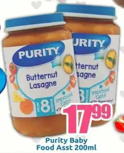 Three Star Cash and Carry Purity Baby Food Asst offer