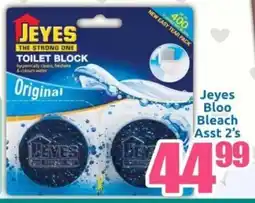 Three Star Cash and Carry Jeyes Bloo Bleach Asst offer