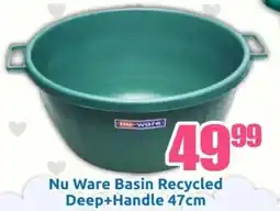 Three Star Cash and Carry Nu Ware Basin Recycled Deep + Handle offer