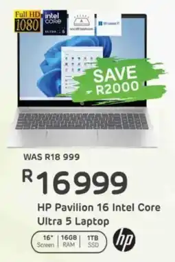 Computer Mania HP Pavilion 16 Intel Core Ultra 5 Laptop offer