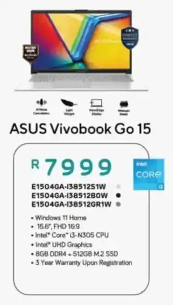 Computer Mania ASUS Vivobook Go 15 offer