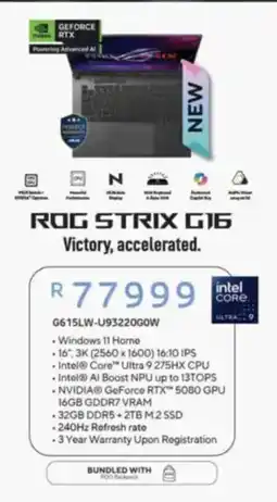Computer Mania ASUS ROG Strix G16 offer