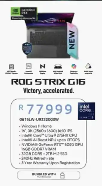 Computer Mania ASUS ROG Strix G16 offer